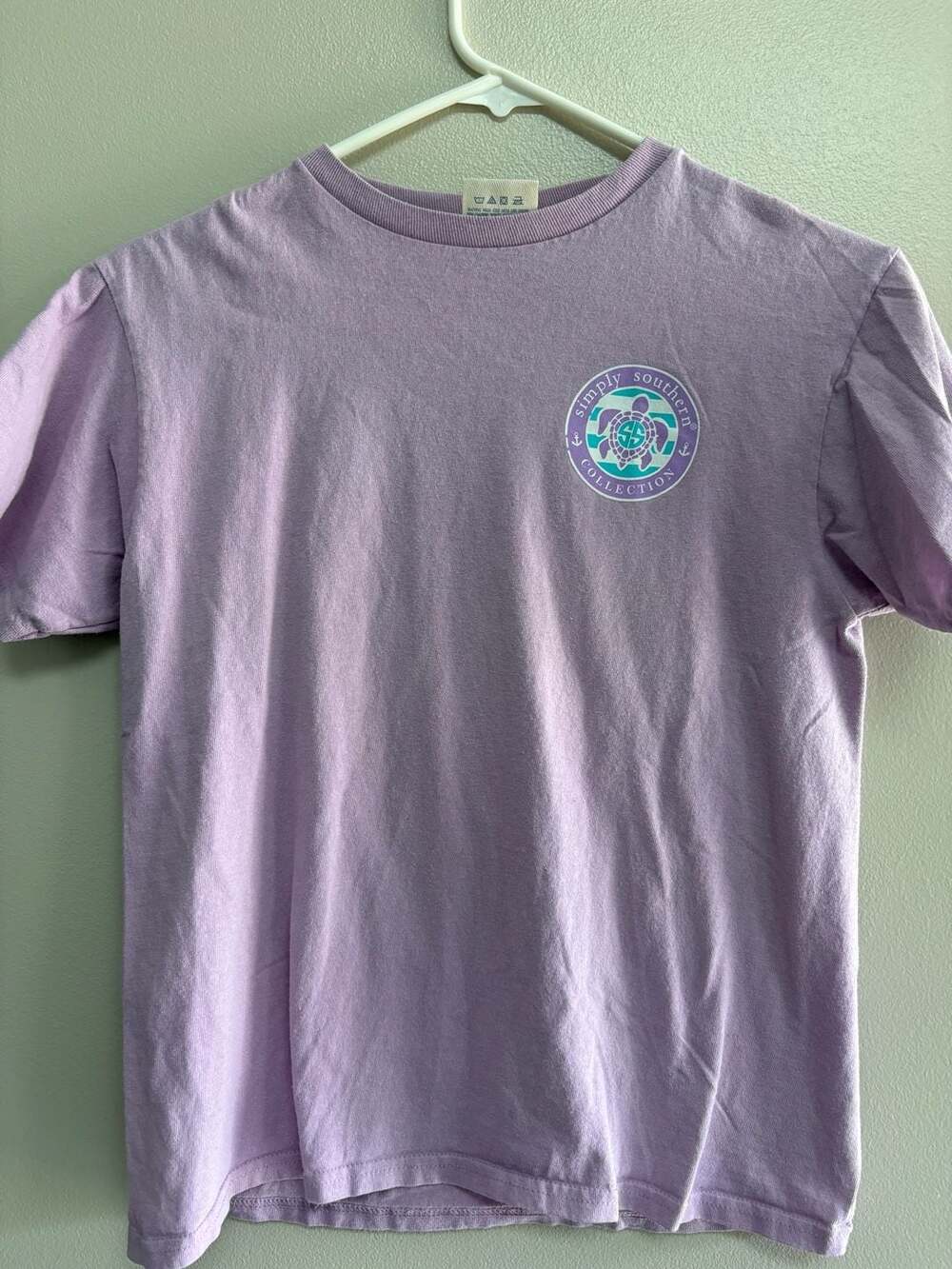 Simply Southern Be The Change Turtle Graphic T-Shirt Youth Medium - Picture 1 of 4